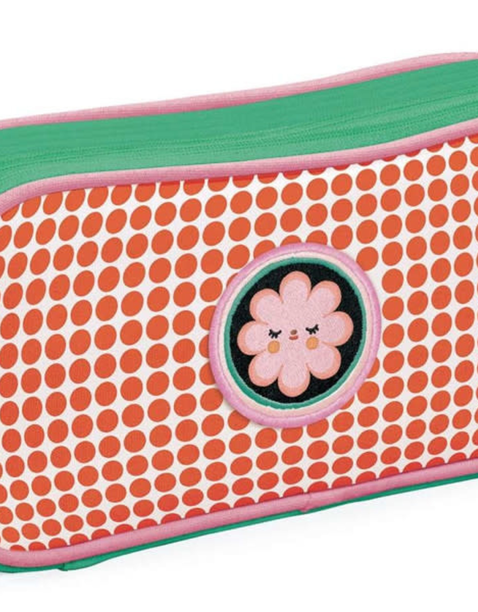 Djeco Djeco Flower Embroidered Pencil/Pen Case