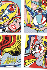 Djeco ## Djeco Superheroes Inspired by Lichtenstein Coloring and Rub-On Transfer Kit