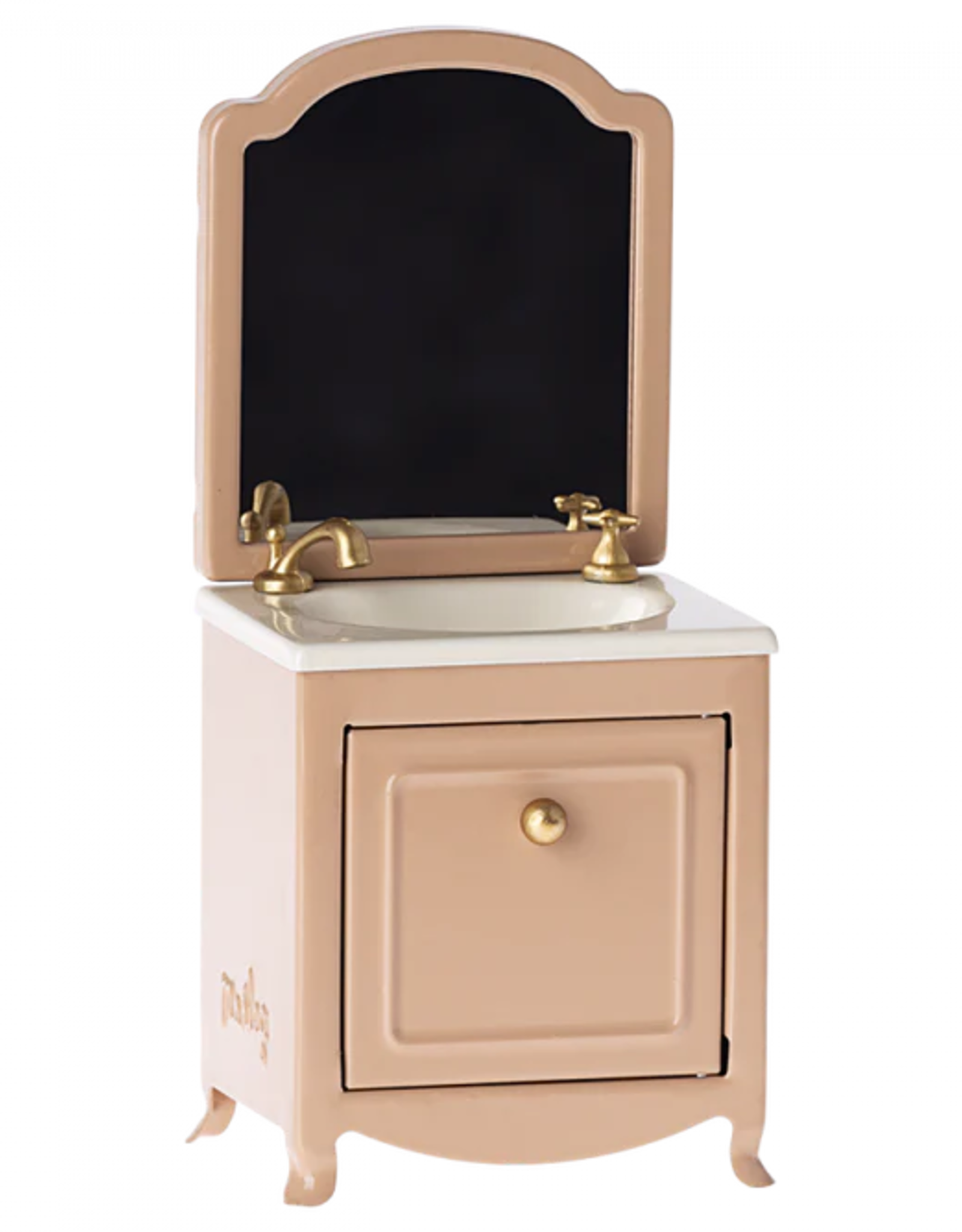 Maileg Maileg - Sink Dresser w/Mirror, Dark Powder