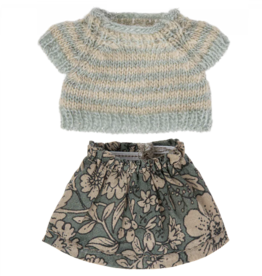 Maileg Maileg - Knitted Sweater & Skirt for Big Sister