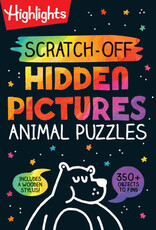 Penguin Random House Highlights Scratch Off Hidden Pictures, Animal Puzzles