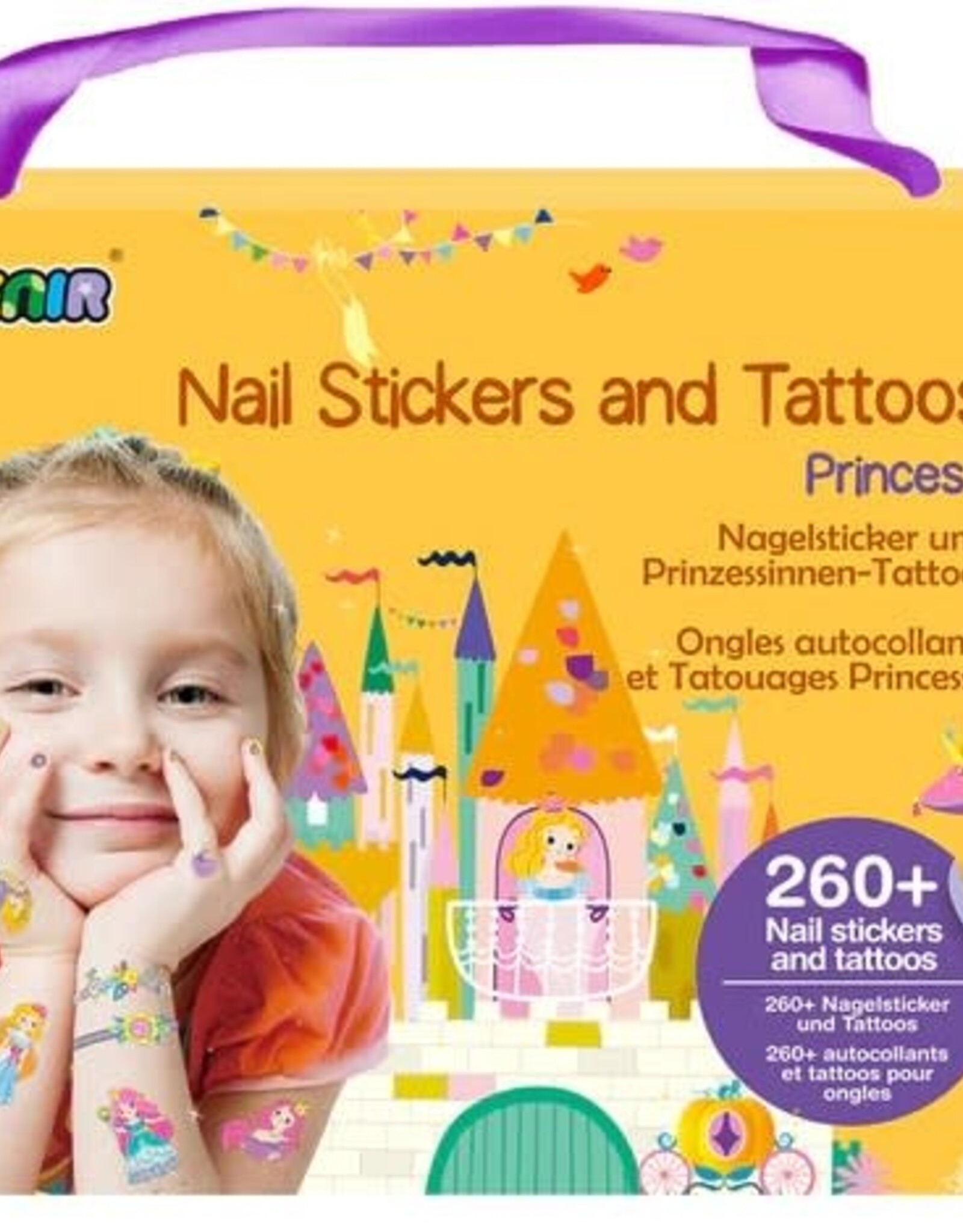 Dam Toys Nail Stickers & Tattoos - Princess