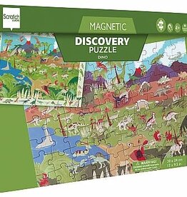 Dam Toys 80pc Magnetic Discovery Puzzle - Dino