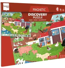 Dam Toys 48pc Magnetic Discovery Puzzle - Farm