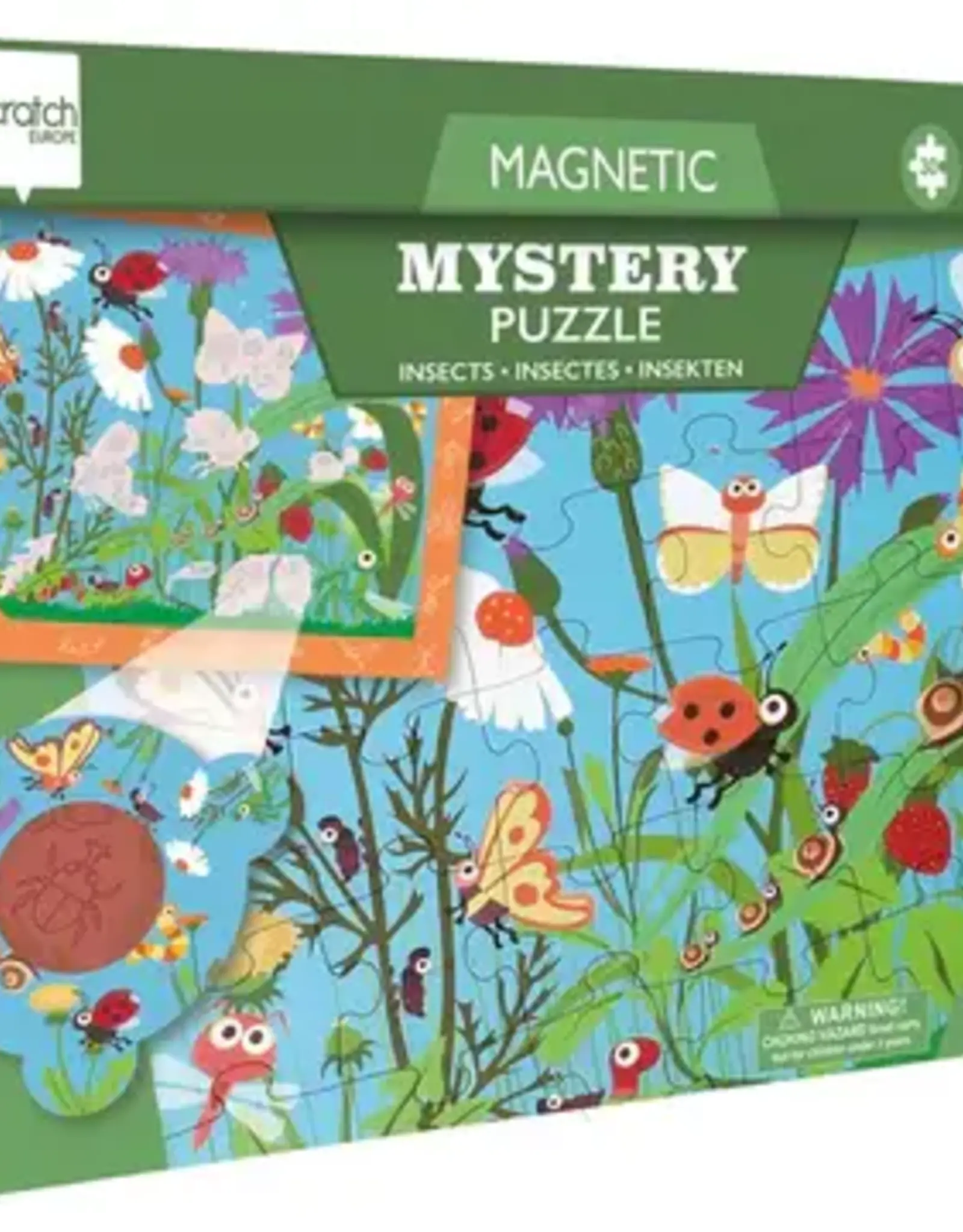 Dam Toys 30pc Magnetic Mystery Puzzle - Insect