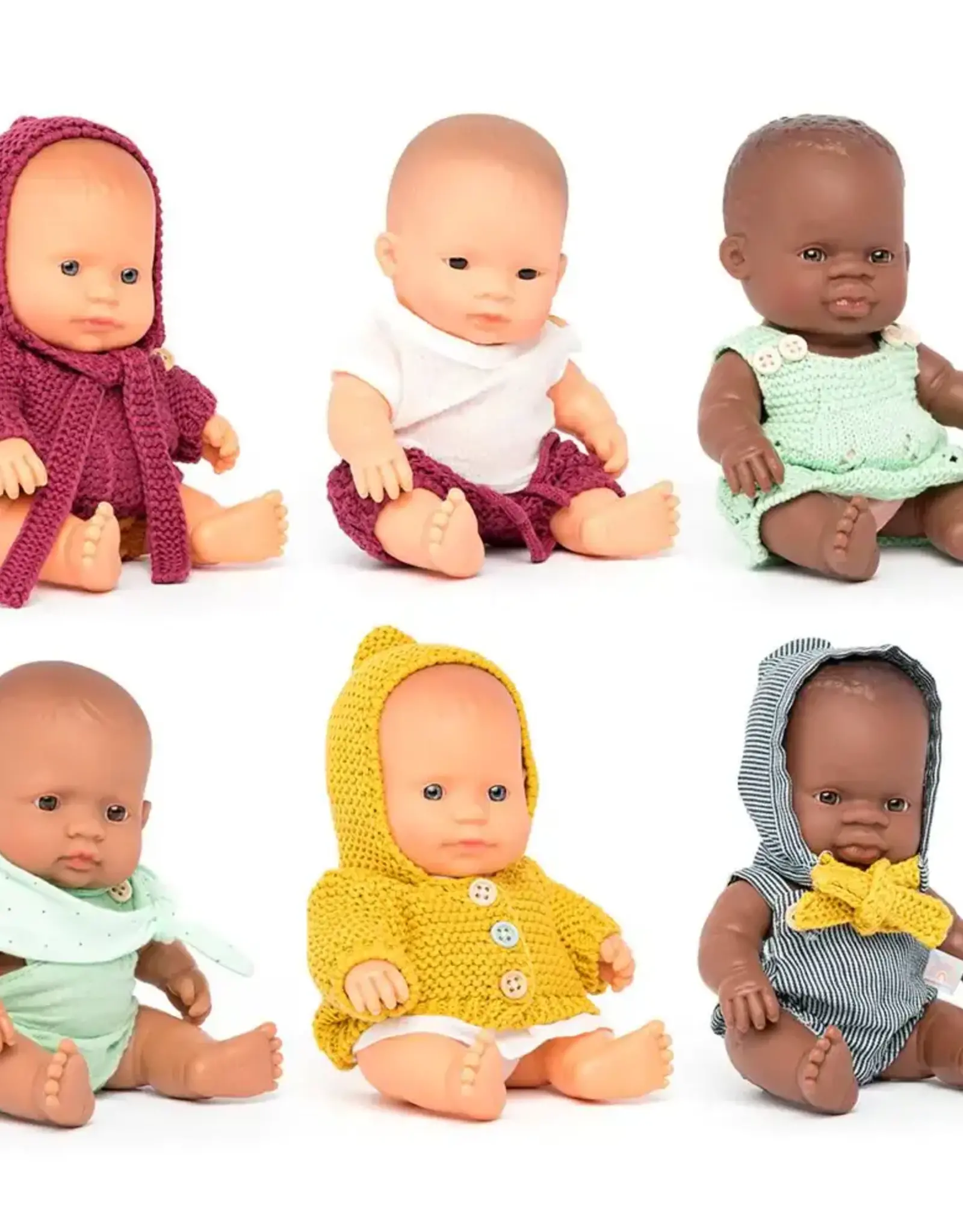 Miniland 8 1/4" Baby Dolls