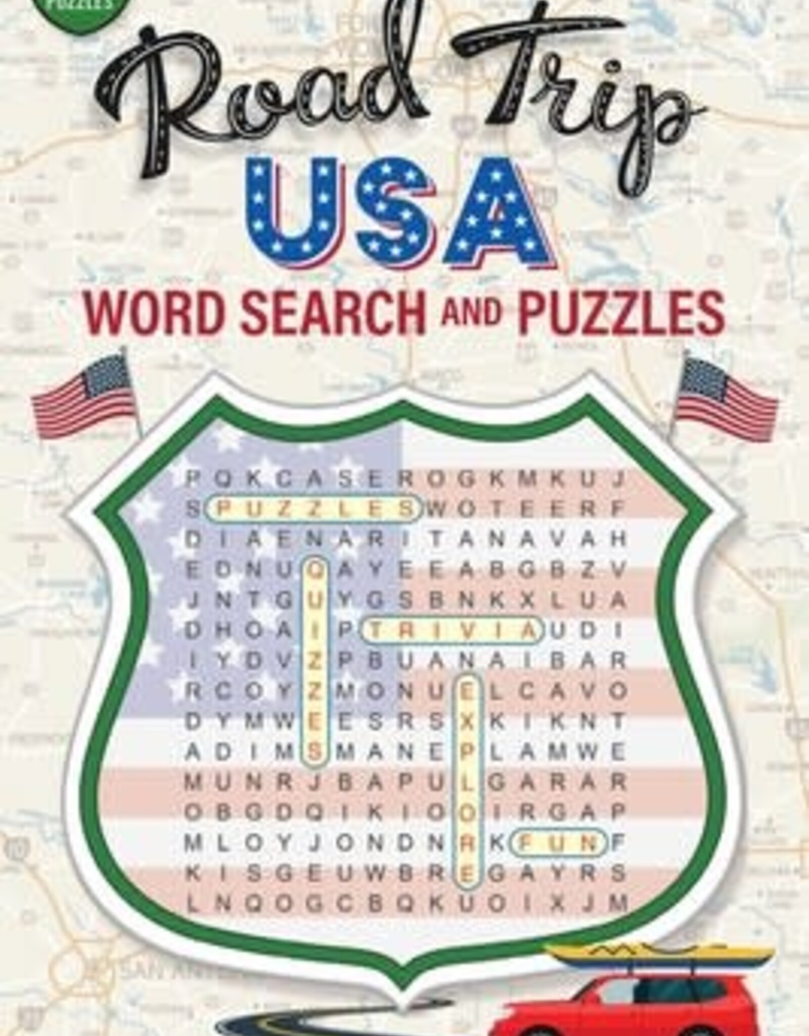 Simon and Schuster Word Search & Puzzle - Road Trip USA