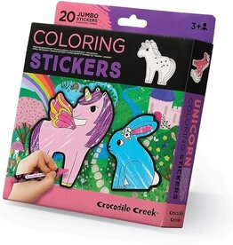 Crocodile Creek Coloring Stickers - Unicorn