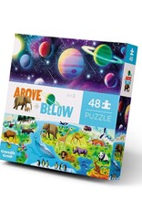 Crocodile Creek 48pc Puzzle - Above & Below, Earth & Space