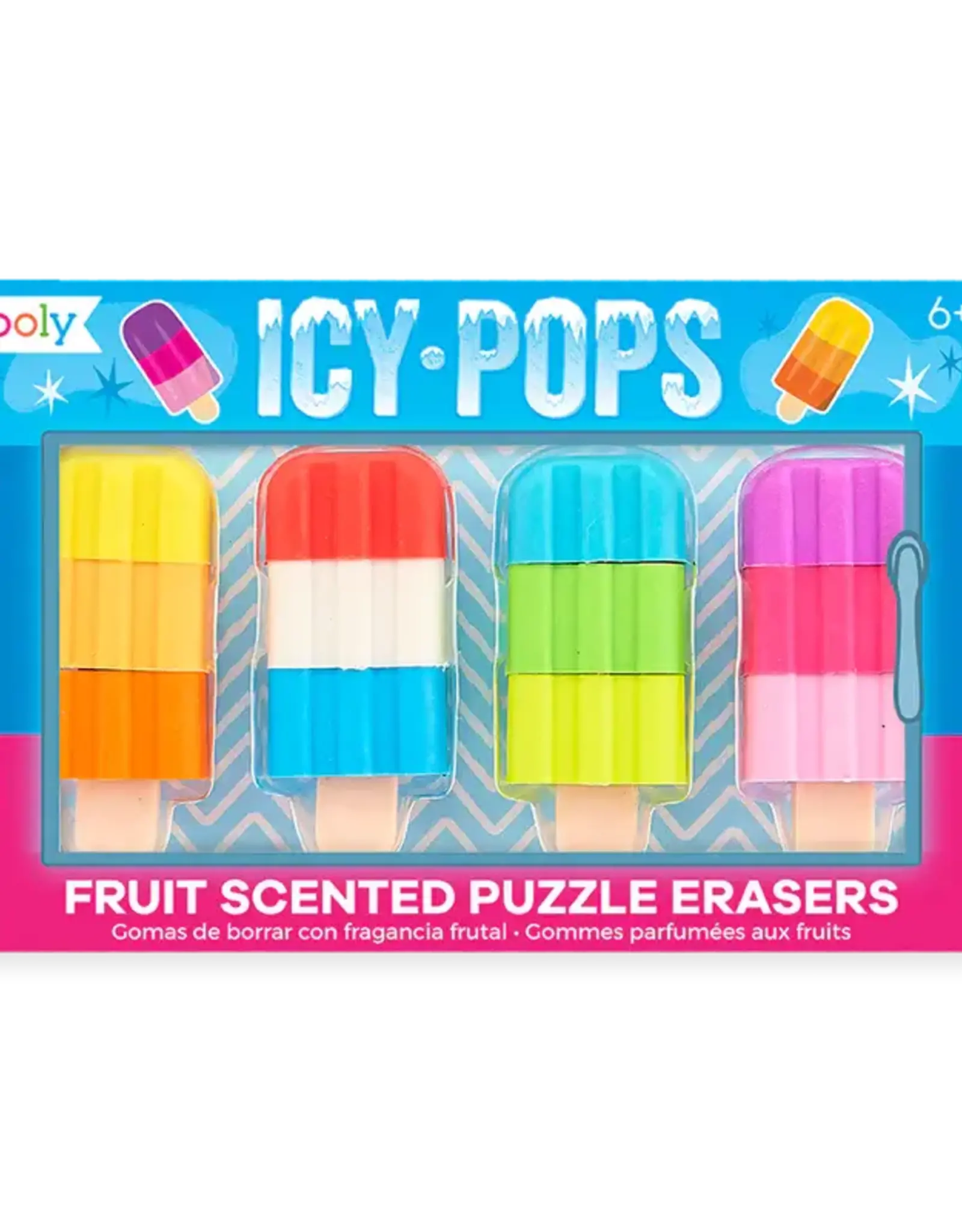 Ooly Ooly - Icy Pops, Scented Puzzle Erasers