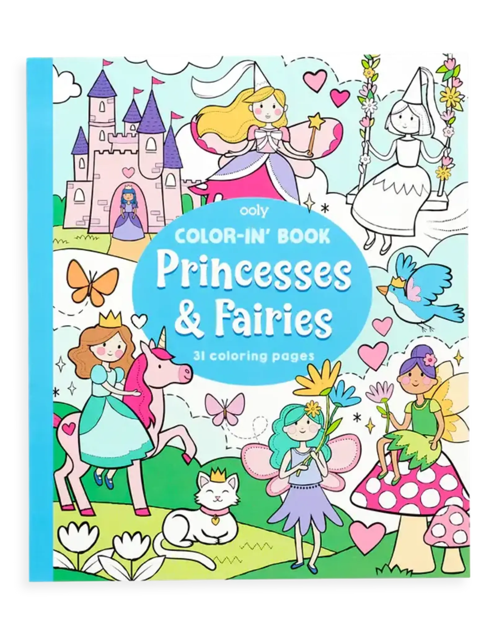 Ooly Color'In Book Princess & Fairies