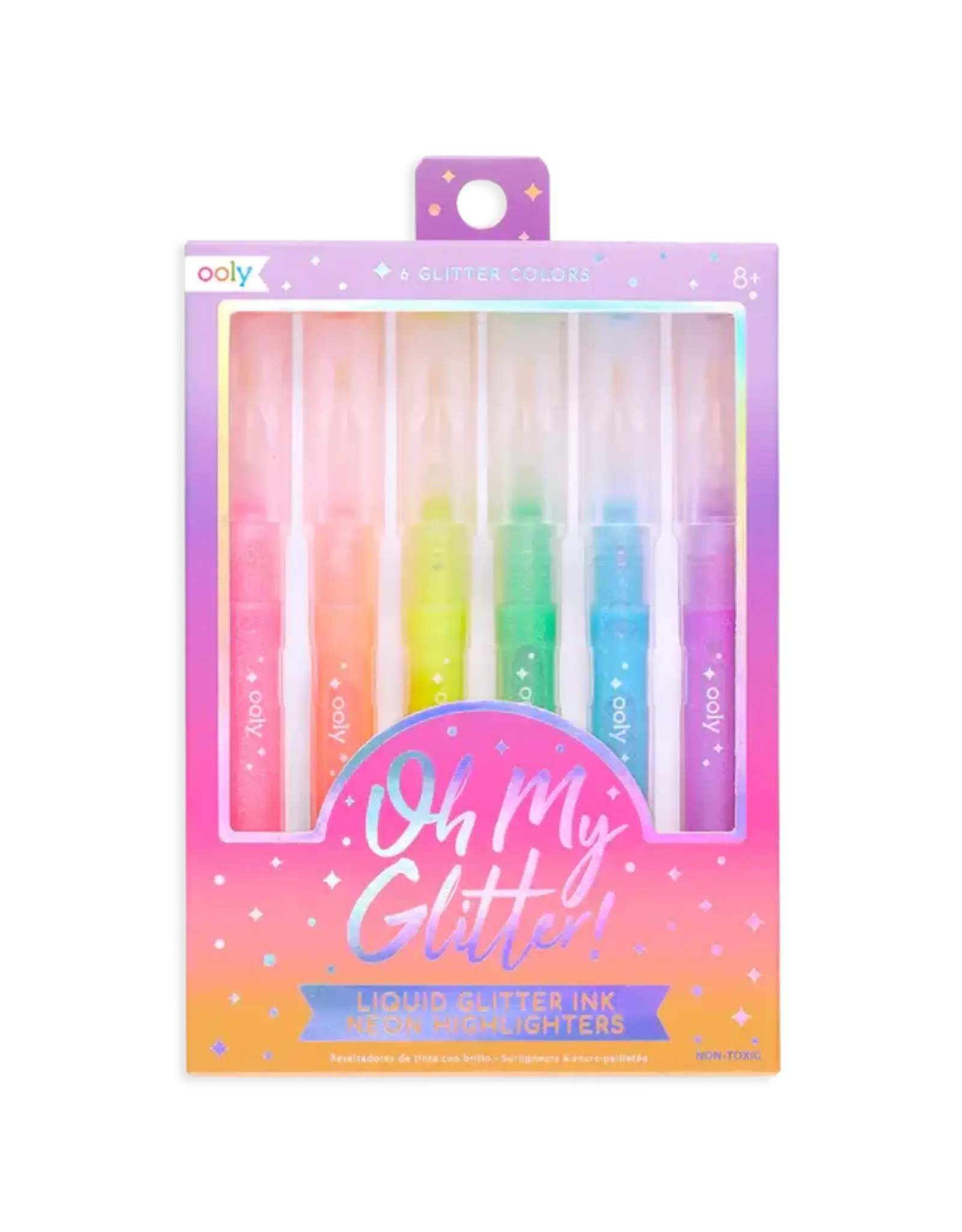Ooly Ooly - Oh My Glitter! - Liquid Neon Glitter Highlighters