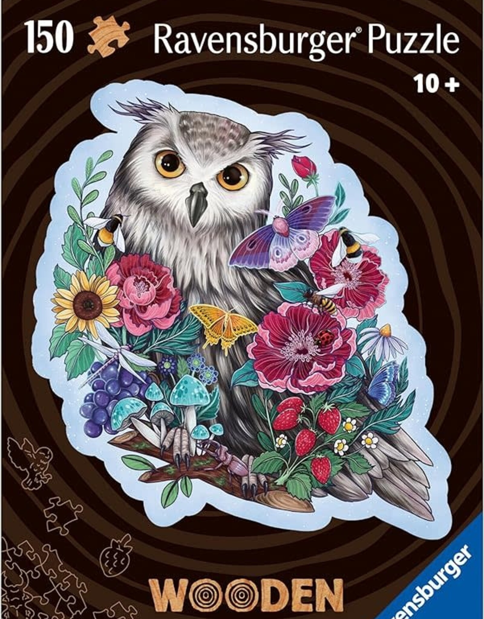 Ravensburger 150pc Wood Puzzle - Mysterious Owl