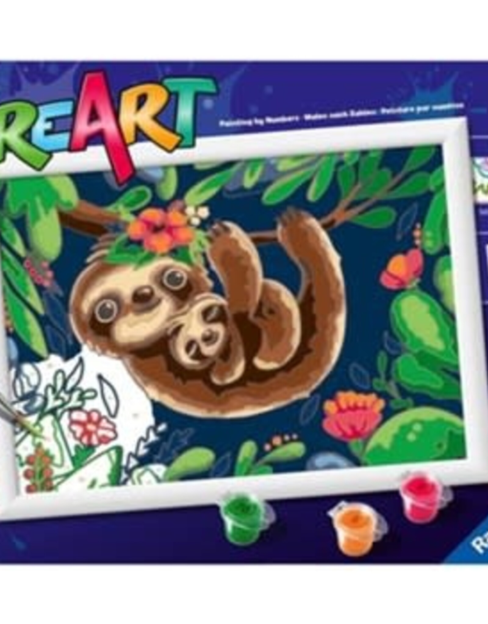 Ravensburger CreArt - Sweet Sloths 7x10