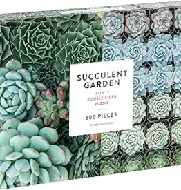 Chronicle 500PC Double Sided Succulent Garden