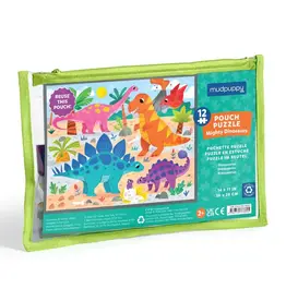 Chronicle 12pc Pouch Puzzle Might Dinosaurs