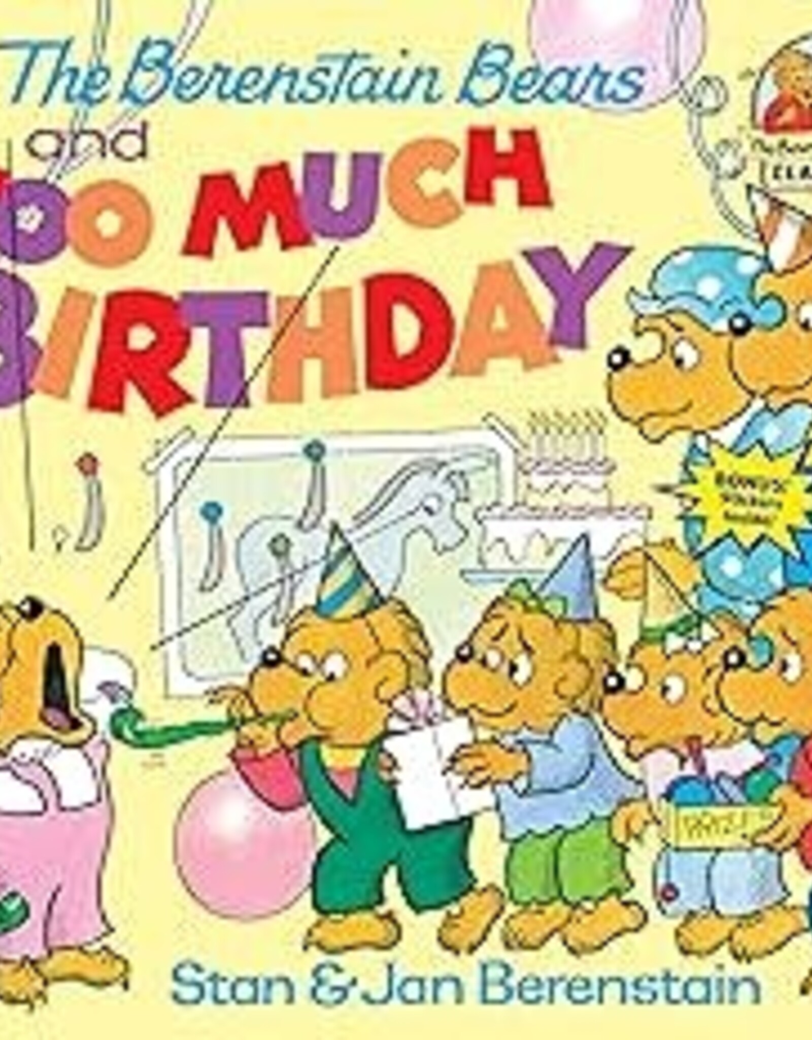 Penguin Random House PCT Berenstain Bears Too Much Birthday