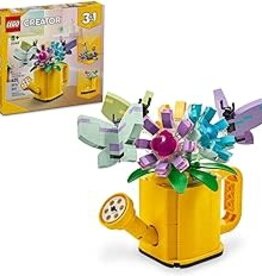 LEGO Flowers in Watering Can