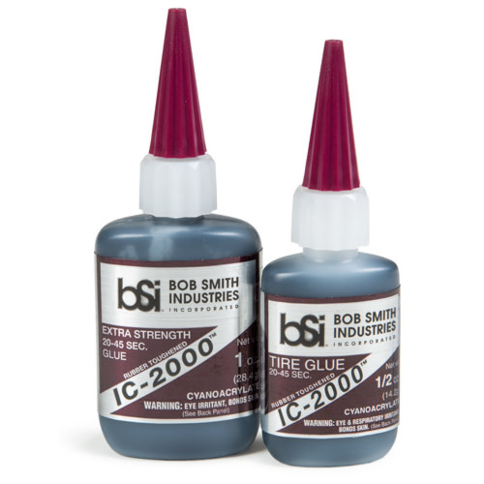 Ic-2000 Black Rubber-Toughened CA Glue 1oz