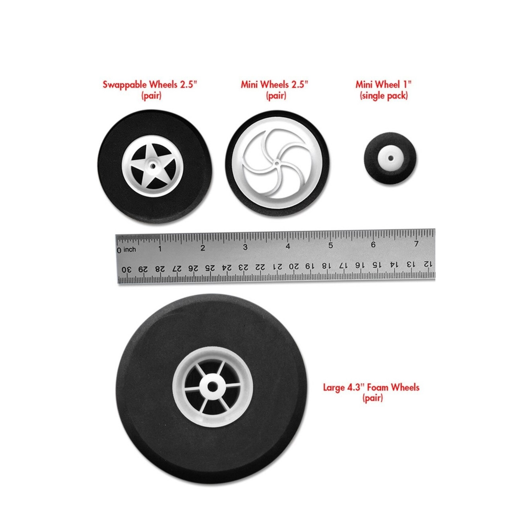 Flite Test Flite Test Mini Wheel 1.1" (single)