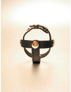 IGNITE LEATHER 3-PC DIVIDER COCK RING