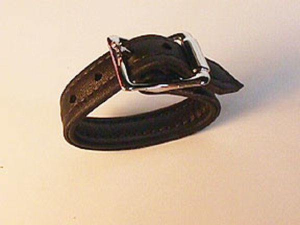 IGNITE LEATHER COCKSTRAP WITH BUCKLE