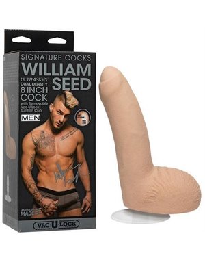 Doc Johnson SIGNATURE COCKS WILLIAM SEED 8" VAC U LOCK