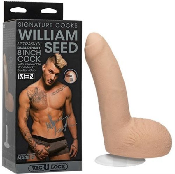 Doc Johnson SIGNATURE COCKS WILLIAM SEED 8" VAC U LOCK
