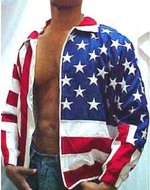  OLD GLORY FLAG JACKET, Large
