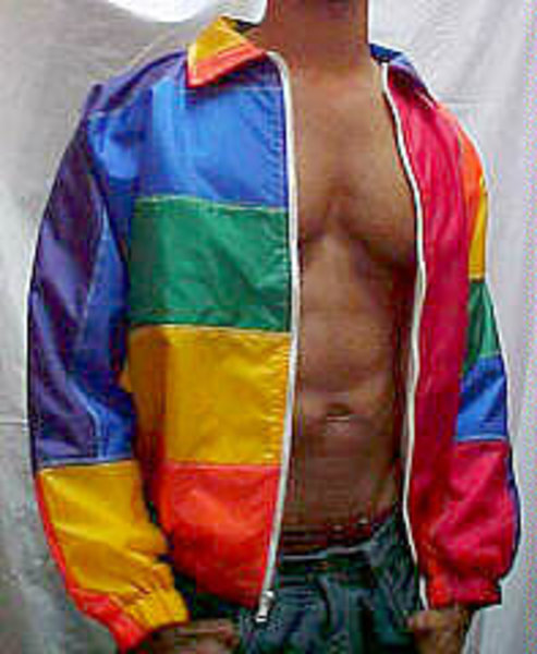 RAINBOW PRIDE FLAG JACKET, Large
