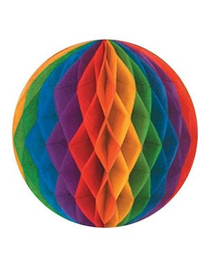  RAINBOW DECORATIVE TISSUE BALL