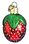 Merck Family GLASS STRAWBERRY XMAS ORNAMENT