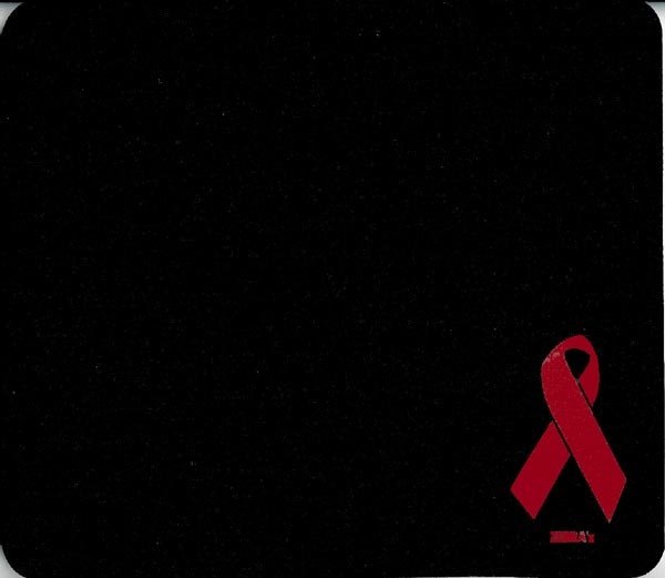 RED RIBBON MOUSEPAD