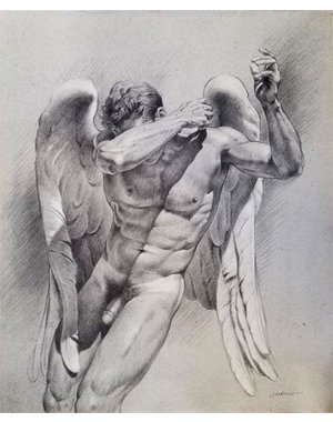 VICTOR GADINO VICTOR GADINO CRYING ANGEL PRINT
