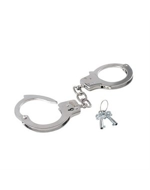  SINGLE LOCK CHROME HANDCUFFS