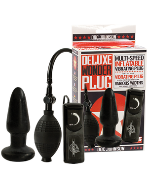 Doc Johnson DELUXE WONDER PLUG INFLATABLE & VIBRATING