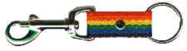 NYLON KEYCHAIN WITH SNAP