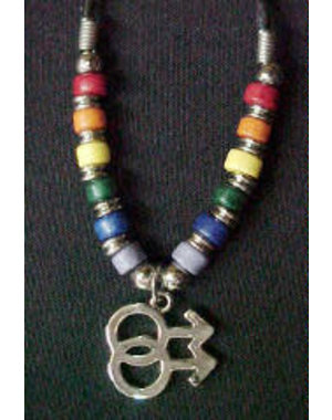  CERAMIC DOUBLE MALE NECKLACE