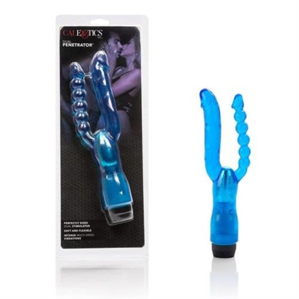 CalExotics DUAL PENETRATOR VIBRATOR WITH ANAL BEADS