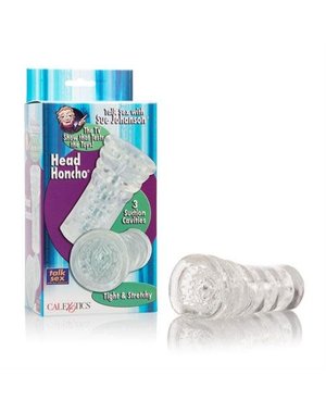 CalExotics SUE JOHANSON HEAD HONCHO STROKER CLEAR