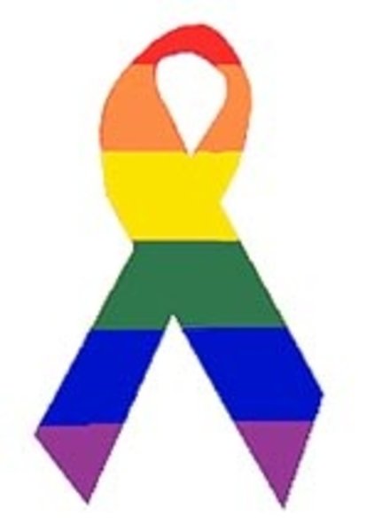 RAINBOW RAINBOW RIBBON STICKER