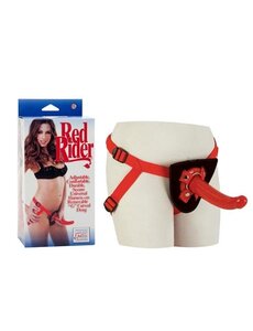 CalExotics RED RIDER ADJUSTABLE STRAP ON WITH 7inch DILDO