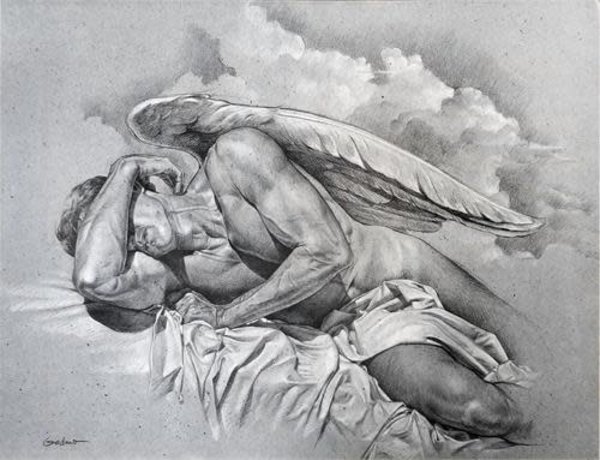 VICTOR GADINO VICTOR GADINO SLEEPING ANGEL PRINT