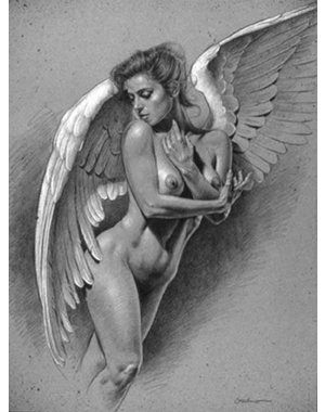 VICTOR GADINO VICTOR GADINO GODDESS ANGEL PRINT