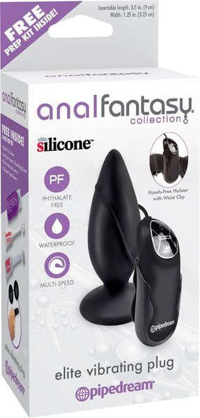 Anal Fantasy ANAL FANTASY ELITE VIBRATING SILICONE PLUG 3.5"