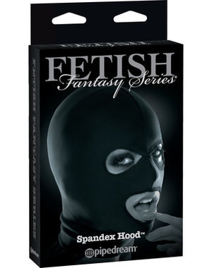 PIPEDREAM PRODUCTS FETISH FANTASY SPANDEX HOOD BLACK