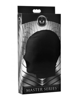 MASTER SERIES MASTER SERIES DISGUISE OPEN MOUTH HOOD WITH PADDED BLINDFOLD