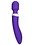 Doc Johnson IVIBE SELECT SILICONE IWAND USB RECHARGEABLE VIBRATOR 10inch PURPLE