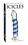 Icicles ICICLES NO5 TEXTURED GLASS DILDO 7.25inch CLEAR & BLUE