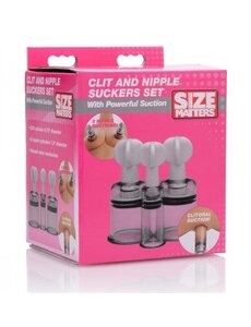 Size Matters SIZE MATTERS CLIT & NIPPLE SUCKER SET